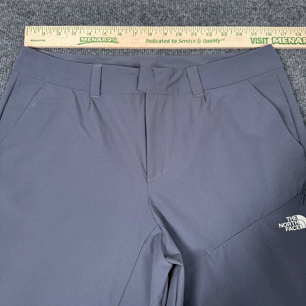 The North Face Inlux Cropped Pant Women 12 Gray Hiking Outdoor Stretch NF0A3BV5